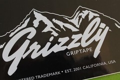 Grizzly Griptape Original Mountian Logo Rare Z36B Vintage Skateboarding STICKER