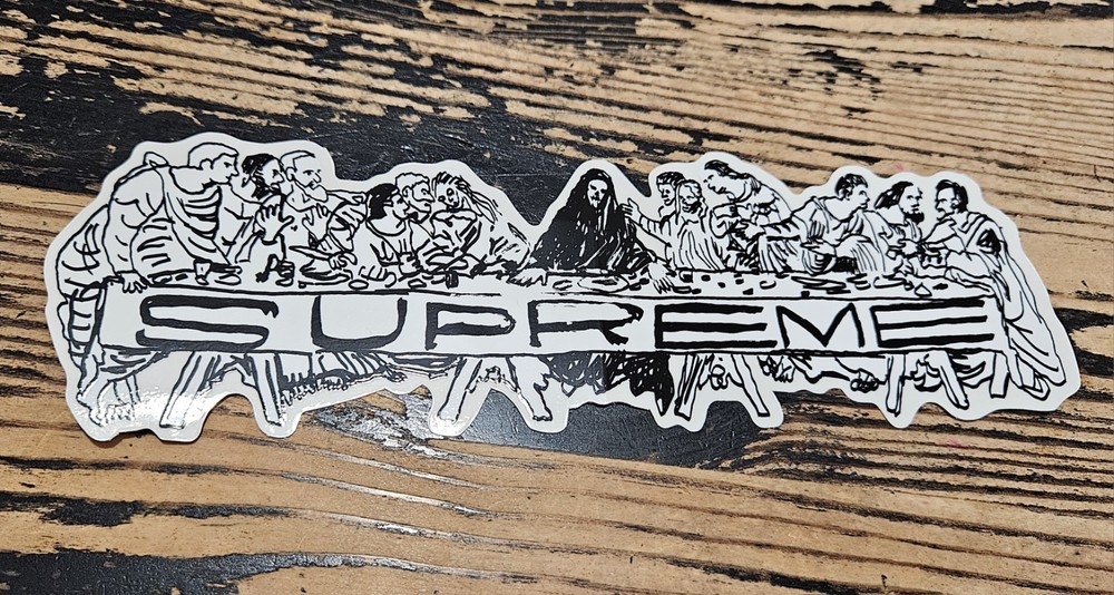 Supreme Last Supper Jesus Christ Sticker SS26+ FREE SURPRISE