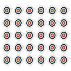 30 PCS Archery Target Paper Durable Full Shooting For Practice Popular
