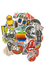 100pcs Mixed Skate Stickers Pack HydroFlask Laptop Cool Suitcase Dope Skateboard