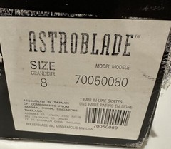 AstroBlade Rollerblade Size 8. Vintage In-Line Skates Astro Blade Black 70050080
