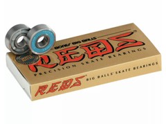 Bones Bearings – 8mm Bones BIG BALLS REDS Skateboard Bearings – Skate Rated