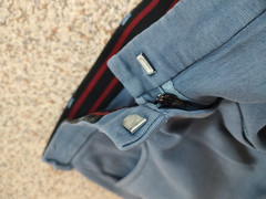 Riding Sport Dover Saddlery Women’s Size 30 Gray/Blue Knee Patch Riding Breeches