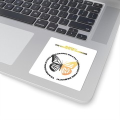 Alchemy Transformation Butterfly Kiss-Cut Sticker — «The Process of Becoming»