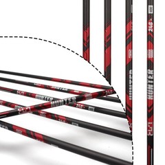 Carbon Arrows 400 Spine Shaft with Helical Real Feathers and Removable Tips f…