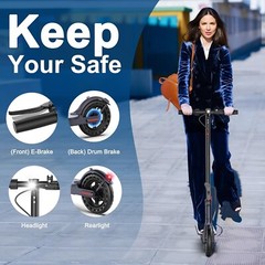 LADPED LP60 350W 8.5INCH Solid Tire Electric Scooter 25KM/H 10.5AH E-Scooter