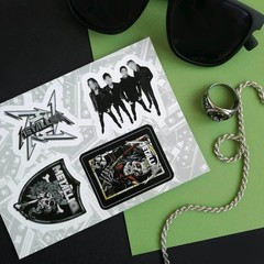 Heavy Metal Band Stickers for Adults, 36 Pieces of Strong Adhesive and Waterp…