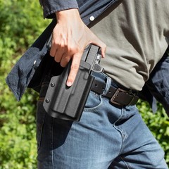 OWB Kydex Holster – Compatible ONLY with Glock 17/19/ 19X / 44/45 (Gen 1-5) &…