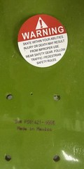 Foundation Skateboards Deck 8.25 Olive Green Smiley Graphic Sealed Raw Blank A31