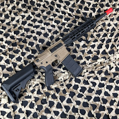 NEW Tippmann Commando 14.5″ Carbine AEG Airsoft Gun – Tan (94209)