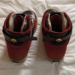 Osiris Rhyme Remix High-Top Skateboarding Shoes Red/Black Men’s US 12