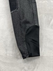 Ovation Riding Pants Ladies 26R Black Lda SoftFlex Classic Knee-Patch Breech