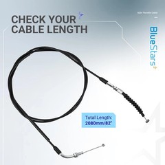 BlueStars 82 Inch Go Kart Throttle Cable – Compatible with 150CC 250CC
