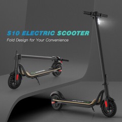 FOLDING ADULT ELECTRIC SCOOTER, LONG RANGE, 250W, UP TO 15MPH, 36V 5.2AH ^ 7.8AH
