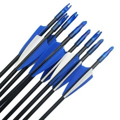 31 Inch Target 24/36/72PACK Practice Arrows Archery Recurve Bow Fiberglass Arrow
