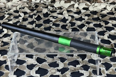 NEW DLX Freak Jr. XL 14″ Barrel – Autococker Threaded – Dust Black/Dust Green