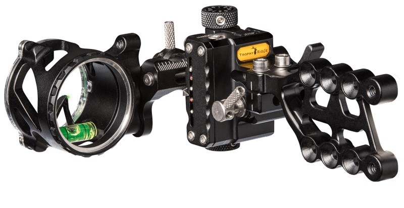 New Trophy Ridge Alpha Bow Sight 1 (.019) Pin RH Black Model# AATS2011R19