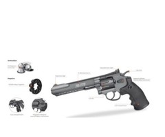 Gamo PR-776 Full-Metal CO2 .177cal Pellet Revolver w/ 8rd Mags – 611139654