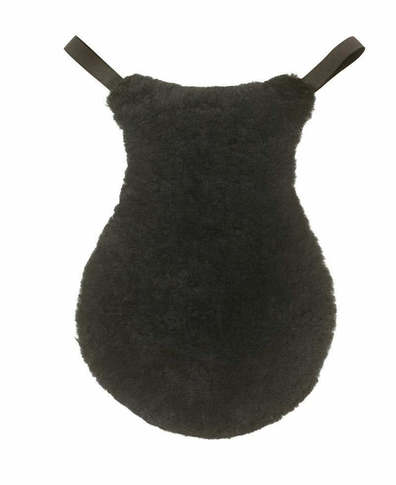 Ovation Europa Sheepskin Seat Saver – Black