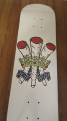 Palace Ich Bun Skateboard Deck White 8″ Palace Skateboards Brand New Free S&H