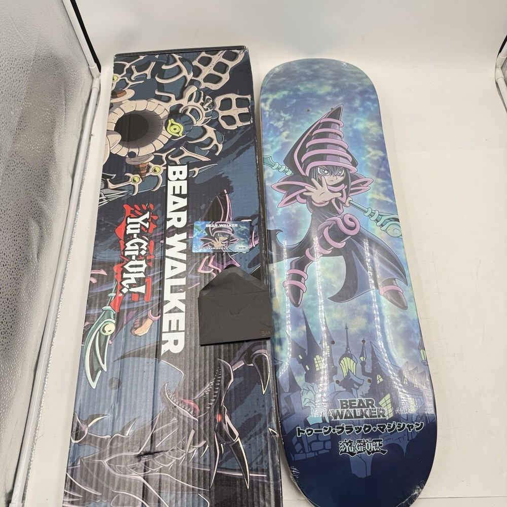 Bear Walker x Yu-Gi-Oh Toon Dark Magician Holographic HOLO #34/100 Skate Deck