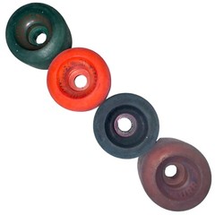 Vintage 1980’s Vision Blurr Skateboard Wheels In Multi Colors 60mm 97A