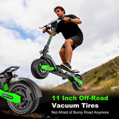 1200W Off-road Electric Scooter for Adult 30MPH 20Miles 48V 13AH Fast E-Scooter