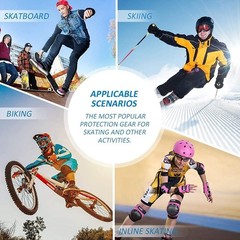 Skateboarding Protective Gear Set for Adults & Kids