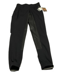Kerrits Riding Pants Womens M Black Slim Stretch Equestrian Breeches Made in USA