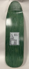 New Deal Templeton Bull Man Old School Skateboard Deck 9.35×32 Green Resin-7 A31
