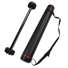 Extendable Outdoor Adjustable Telescopic Arrow Carrier Storage Tube with Strap
