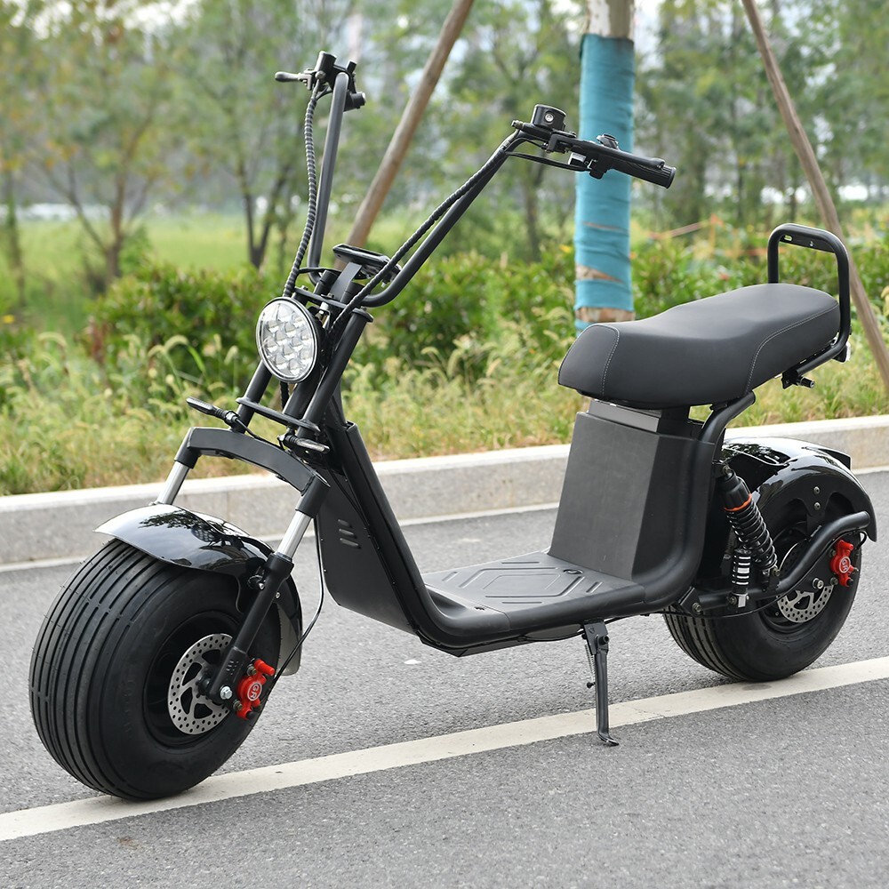 ehoodax 18 Inch Fat Tire Moped 3000W Motor Max Speed 28MI Removable Battery