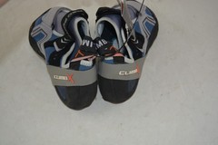 Climb X Red Point Strap Rock Climbing Shoes US 12.5 EU 46.5 Blue Gray Black
