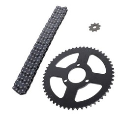 Sprocket And Chain Kit Easy Replacement For Go Karts And Mini Cycles Popular