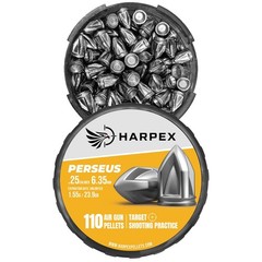 HARPEX Perseus 110 Count BROADHEAD Pointed 6.35mm .25 Caliber Airgun Pellets