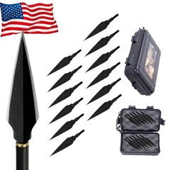 12X Arrowheads Broadheads 150grain Archery Broad Arrows Heads Screw Tips Archery