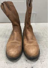 Ariat Heritage Roper Distressed Tan Leather Western Boots Women’s Size 9B