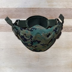 WoSporT Camouflage Half Face Mask For Airsoft CS Paintball Never Worn