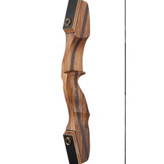 60″ Takedown Recurve Bow 25-60lbs Wooden Limbs Bow Archery Adult Shooting Target