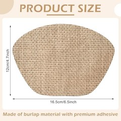 6 Pcs Straw Hat Repair Patches Kit Self Adhesive Straw Patches Repair Hat