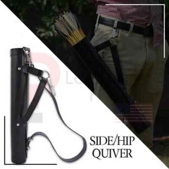 Handmade Leather Archery Quiver – Genuine Cowhide Arrow Holder for Hunting