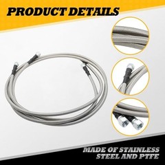 6AN 70″ Transmission Oil Cooler Hose Line kit Compatible with 4L60E 4L80E