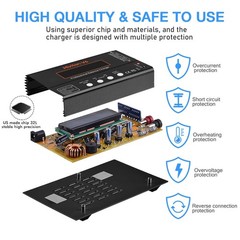 Lipo Battery Charger, 1S-6S Balanced Charger Discharger, 1-6S Lipo Li-ion NiM…