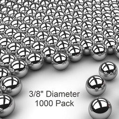 1000 qty 3/8″ Inch Steel Shot Slingshot Ammo Balls
