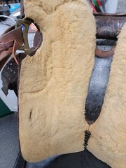 Tooled Leather 15″ Simco Western Saddle a-x
