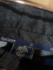 Ovation Riding Pants Breech Women 36R Black Equestrian