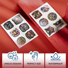200 Pcs United States 250th Anniversary Stickers – 200 Unique Designs USA Vin…