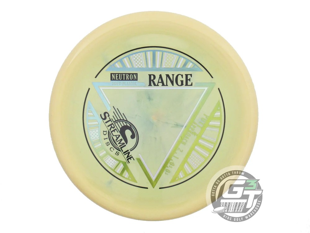 NEW Streamline Discs Neutron Soft Range 171g Yellow Swirl Putter Golf Disc