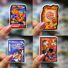 50pcs Waterproof Wacky Spoof Food Vinyl Stickers Pack for Water Bottles, Laptops