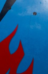 2002 BLACK LABEL MIKE VALLELY «BLACK & BLUE» SKATEBOARD DECK RARE SCREEN PRINTED